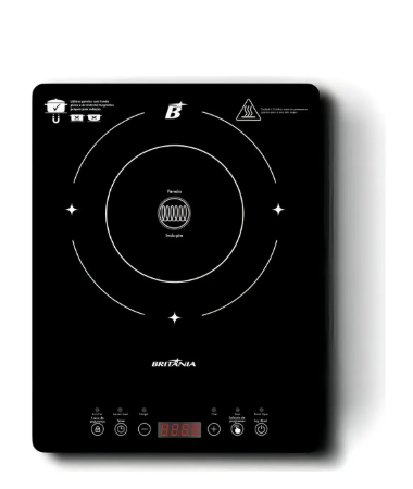 Cooktop de Indução Britânia Portátil Painel Touch BCTE10A