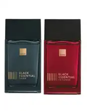 Kit Perfumes Masculinos Black Essential Intense e Dark Avon